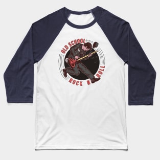 Old School Rock n Roll Baseball T-Shirt